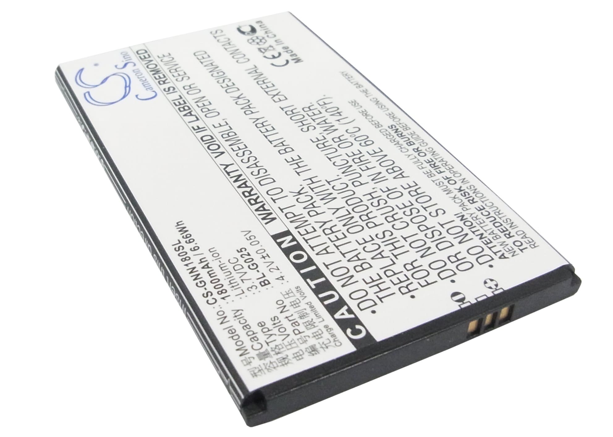 Batteri till Mobil, smartphone för GIONEE GN180, GN160