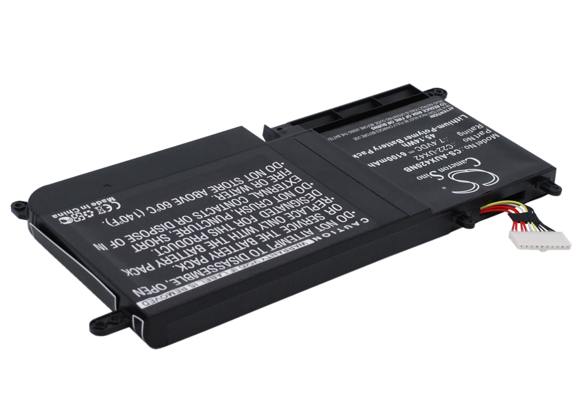 Batteri till Laptop, Bärbar dator för Asus Zenbook UX42, UX42E3517VS, UX42E3317VS-SL m.fl.