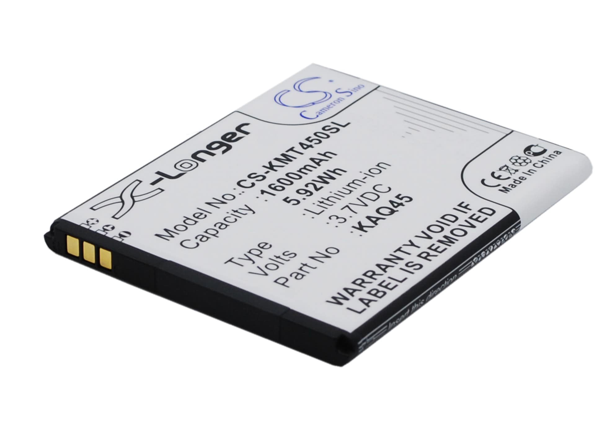 Batteri till Mobil, smartphone för KAZAM Thunder 4.5, Thunder Q4.5