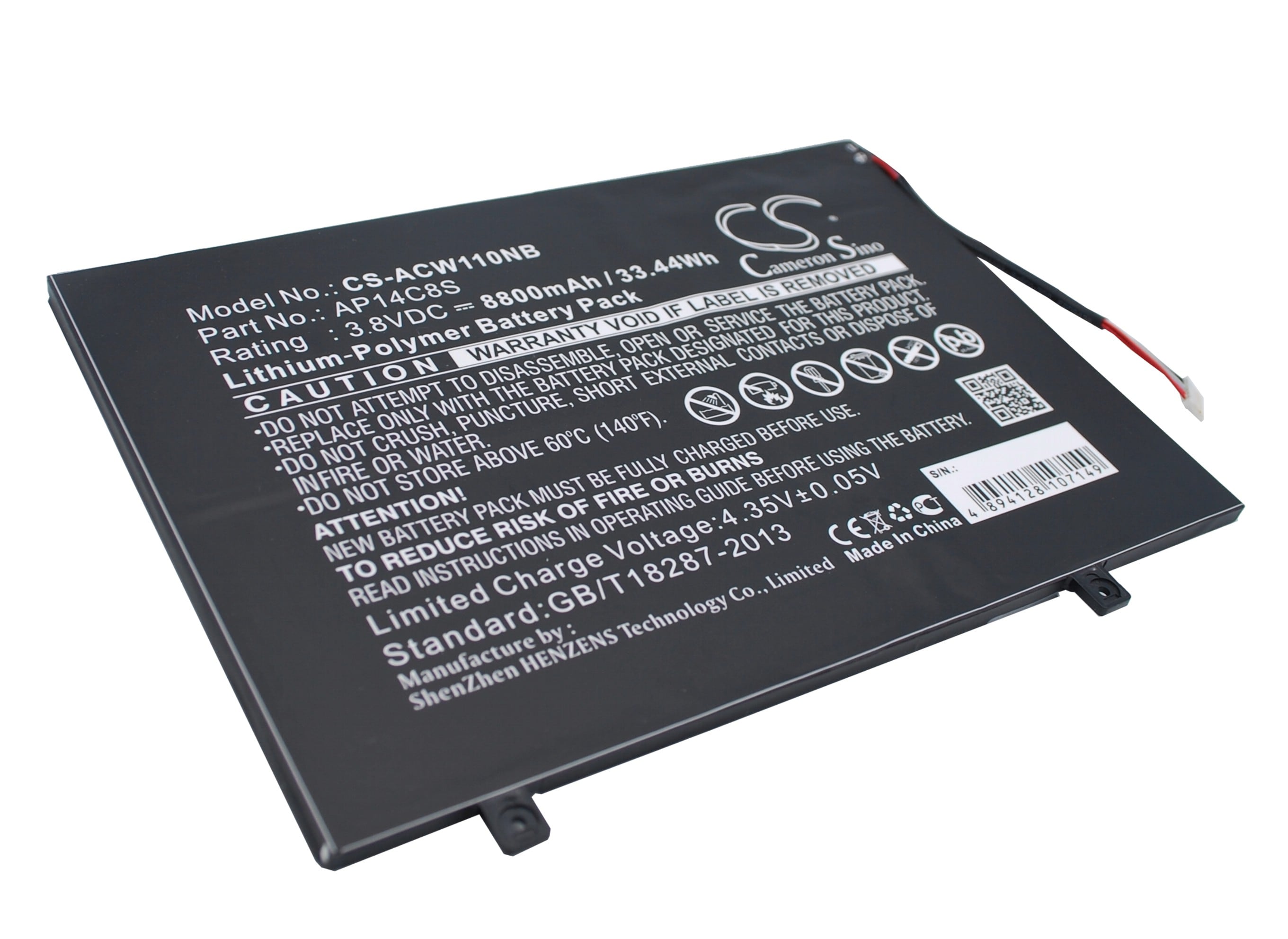 Batteri till Laptop, Bärbar dator för Acer Aspire Switch 11, Aspire Switch 11 Pro m.fl.