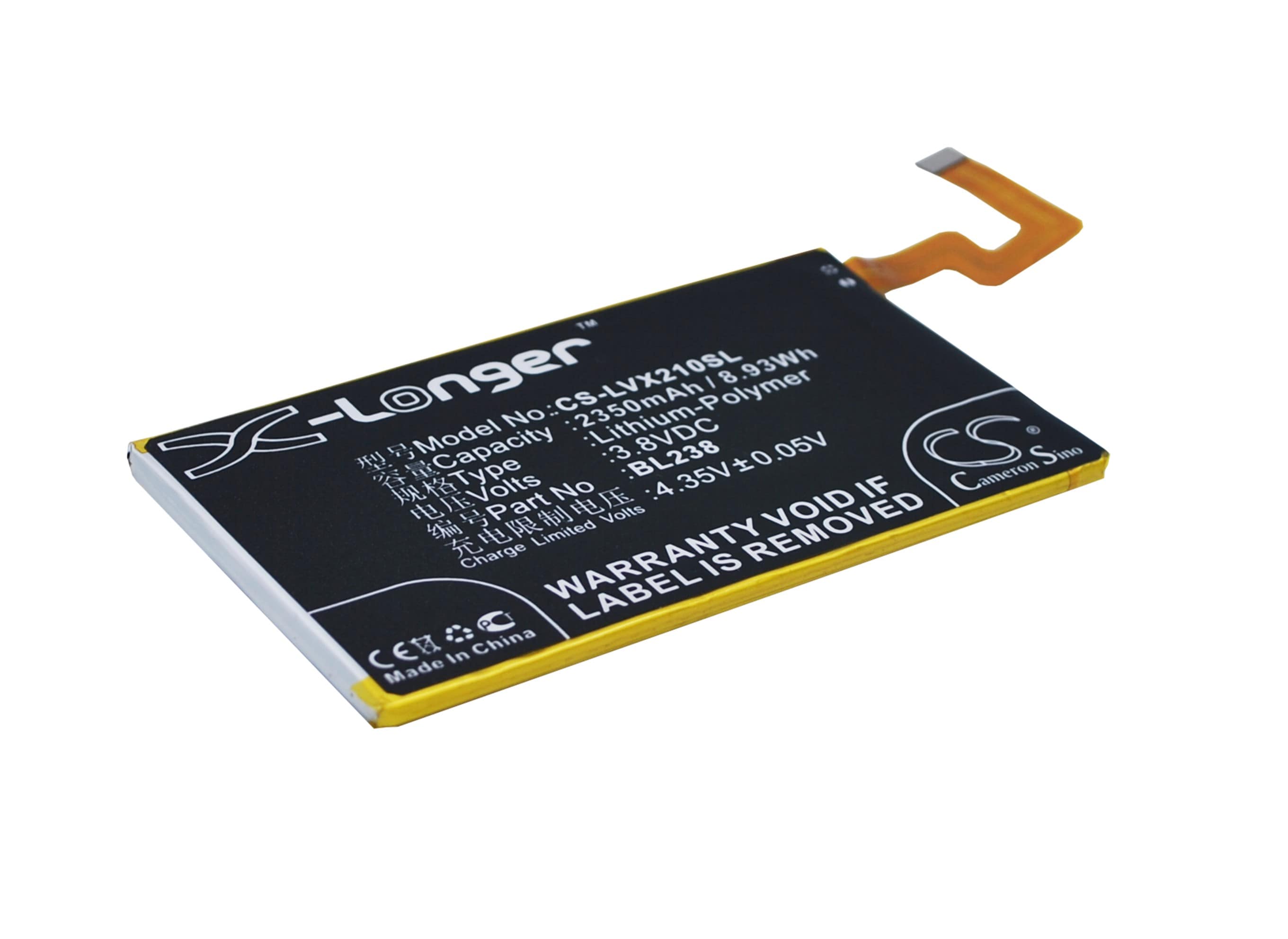 Batteri till Mobil, smartphone för Lenovo Vibe X2Pt5