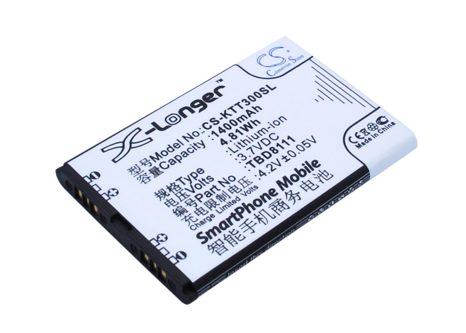 Batteri till Mobil, smartphone för K-Touch E339, E359, W366 m.fl.