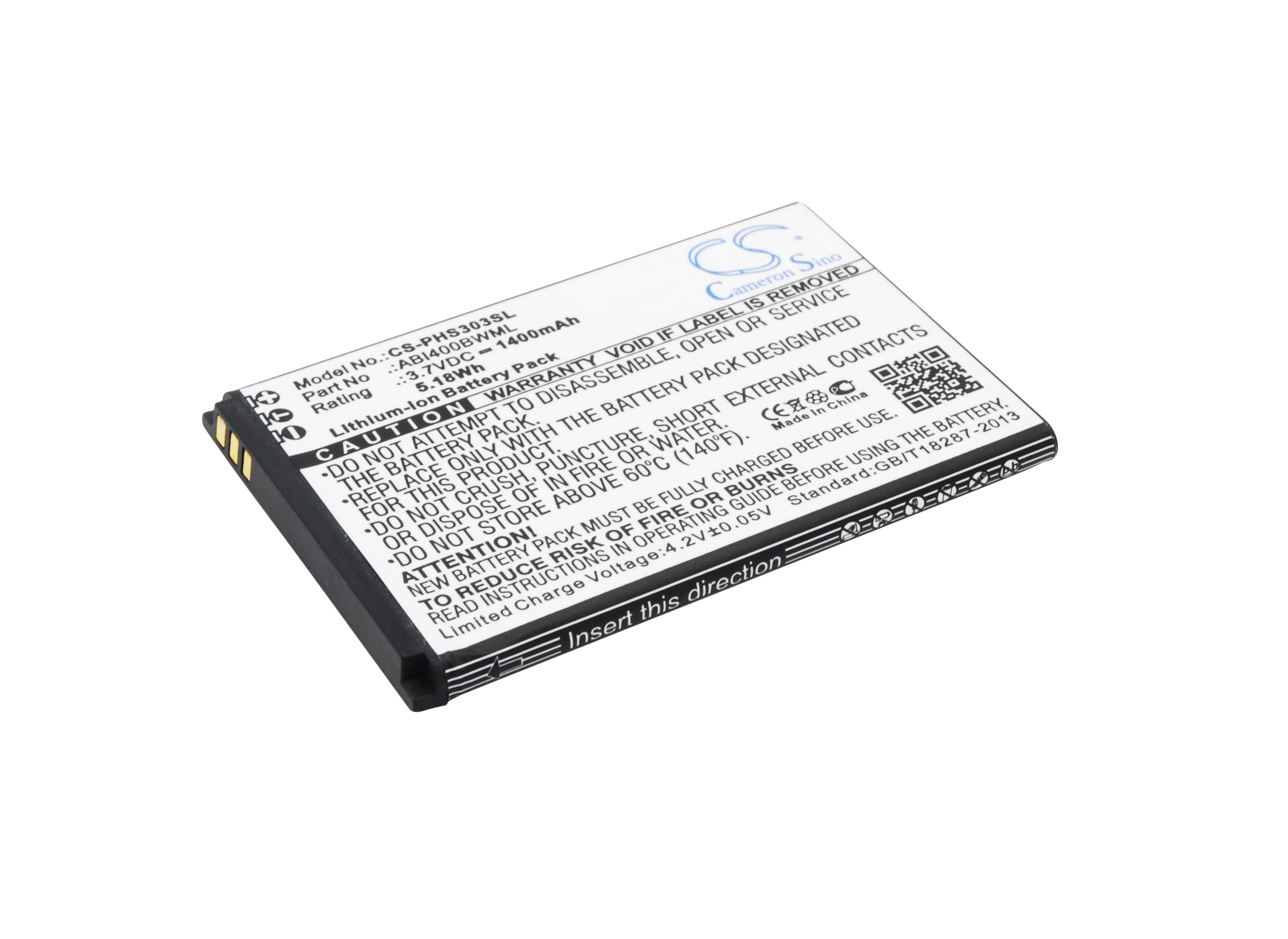 Batteri till Mobil, smartphone för Philips Xenium S301, Xenium S308