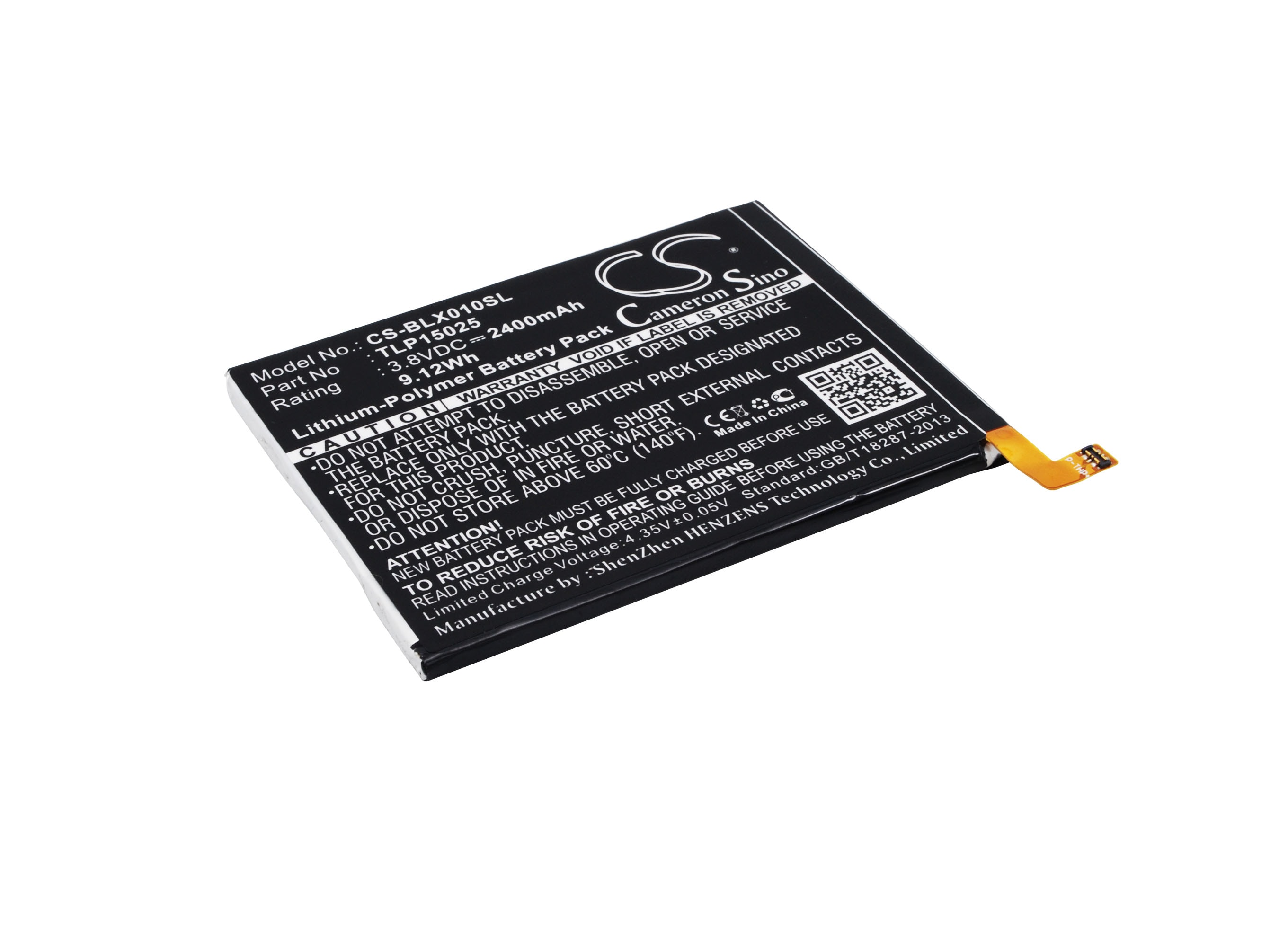Batteri till Mobil, smartphone för BLU Life One 2015, X010Q