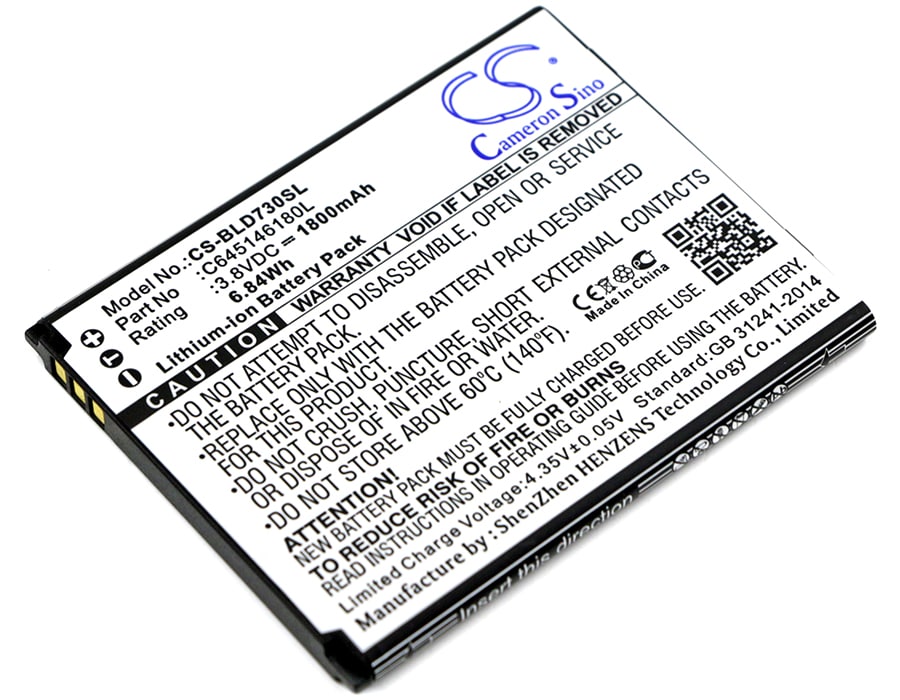 Batteri till Mobil, smartphone för BLU Dash 4.5, D730U, D730L