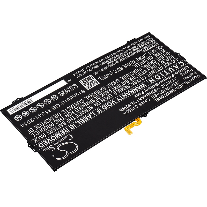 Batteri till Surfplatta för Samsung Galaxy TabPro S, SM-W700, SM-W703 m.fl.