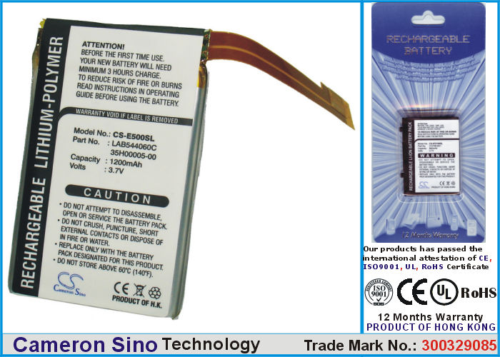 Batteri till Pocket PC, PDA för Toshiba Genio E500, Genio E550, Genio E500x m.fl.