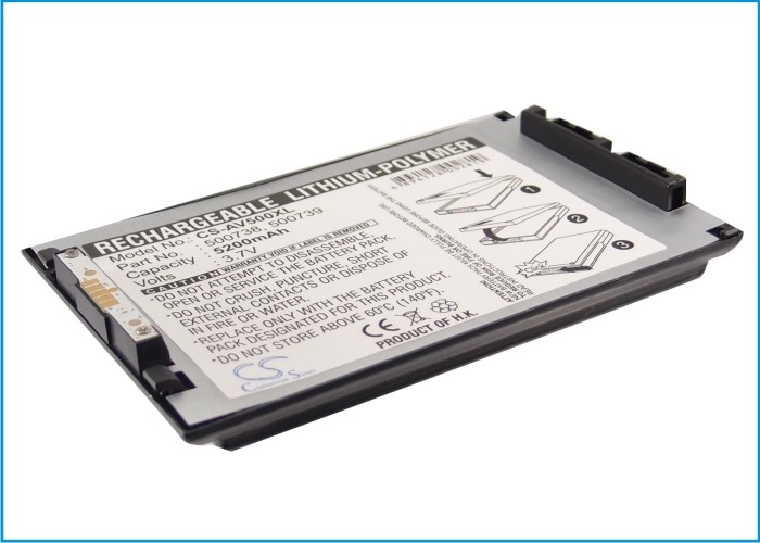 Batteri till Mediaspelare för Archos Gmini 500, Gmini 530, Gmini 560 m.fl.