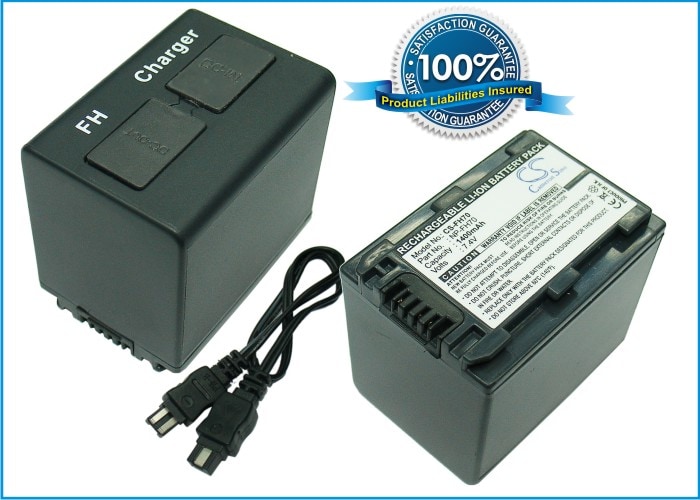 Batteri till Kamera för Sony DCR-DVD908E, DCR-HC47, HDR-HC7E m.fl.