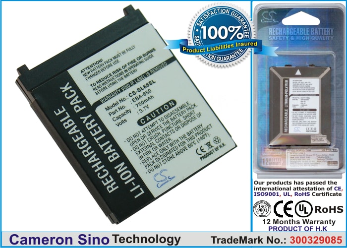 Batteri till Mobil, smartphone för Siemens SL65, SL65 ESCDMA, SL75
