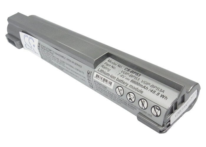 Batteri till Bärbar dator, laptop för Sony VAIO VGN-T27GP, VAIO VGN-T91PSY7 m.fl.