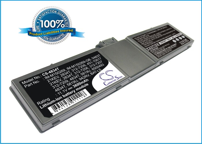 Batteri till Laptop, Bärbar dator för Dell Inspiron 2000, Inspiron 2100 m.fl.