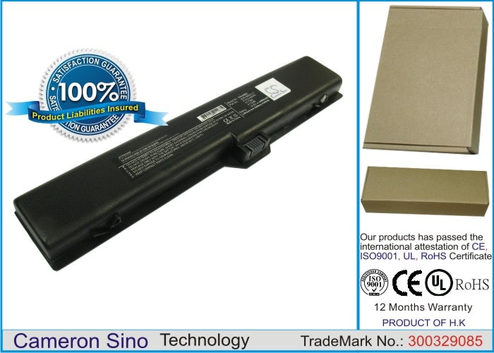 Batteri till Laptop, Bärbar dator för Gateway Solo 1100, Solo 1150
