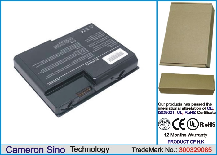 Batteri till Laptop, Bärbar dator för Acer Aspire 2002WLCi, Aspire 2026LMi m.fl.