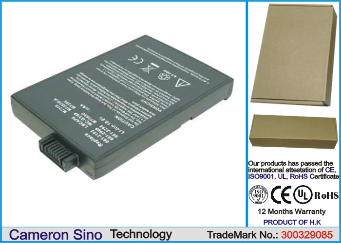 Batteri till Bärbar dator, laptop för Apple PowerBook G3 (1999 models) m.fl.