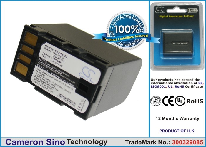 Batteri till Kamera för JVC GR-D796, GR-D750, GZ-HD40AC m.fl.