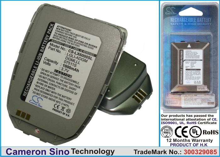 Batteri till Mobil, smartphone för LG VX6000, VX-6000, VX6007