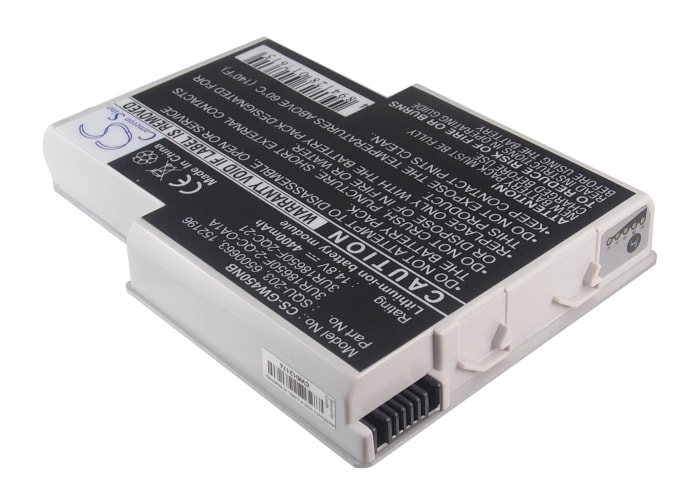 Batteri till Laptop, Bärbar dator för Gateway Solo 400VTX, Solo 450E, Solo 450RGH m.fl.
