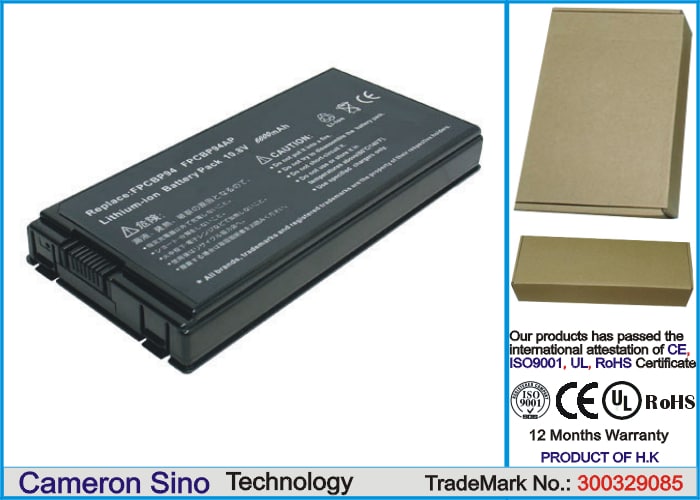 Batteri till Laptop, Bärbar dator för Fujitsu LifeBook N3500, LifeBook N3510 m.fl.