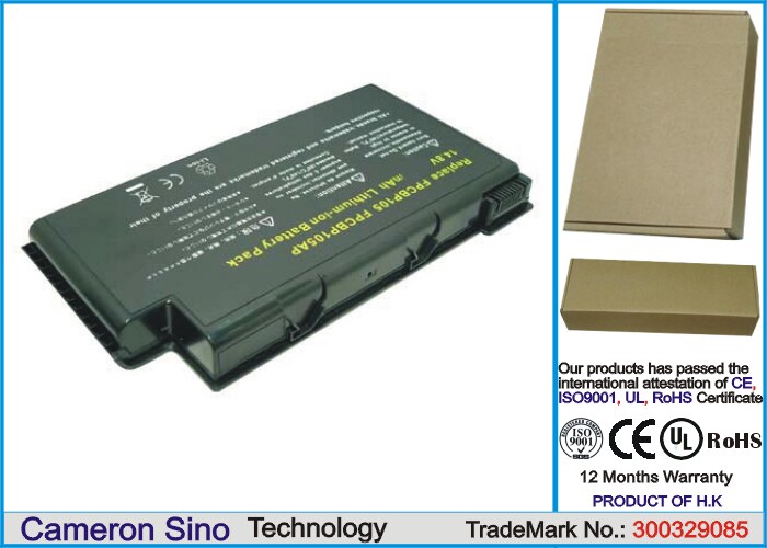 Batteri till Laptop, Bärbar dator för Fujitsu LifeBook N6010, LifeBook N6200 m.fl.