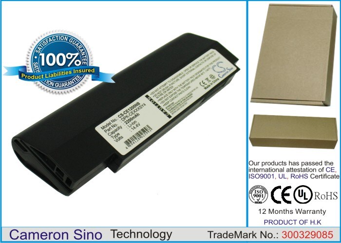 Batteri till Laptop, Bärbar dator för Everex CE1200V