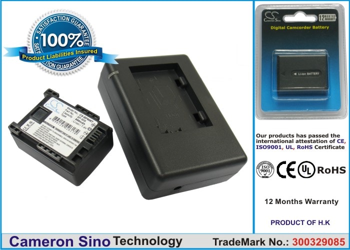 Batteri till Kamera för Canon Vixia HF10, Vixia HF11, Vixia HF100 m.fl.