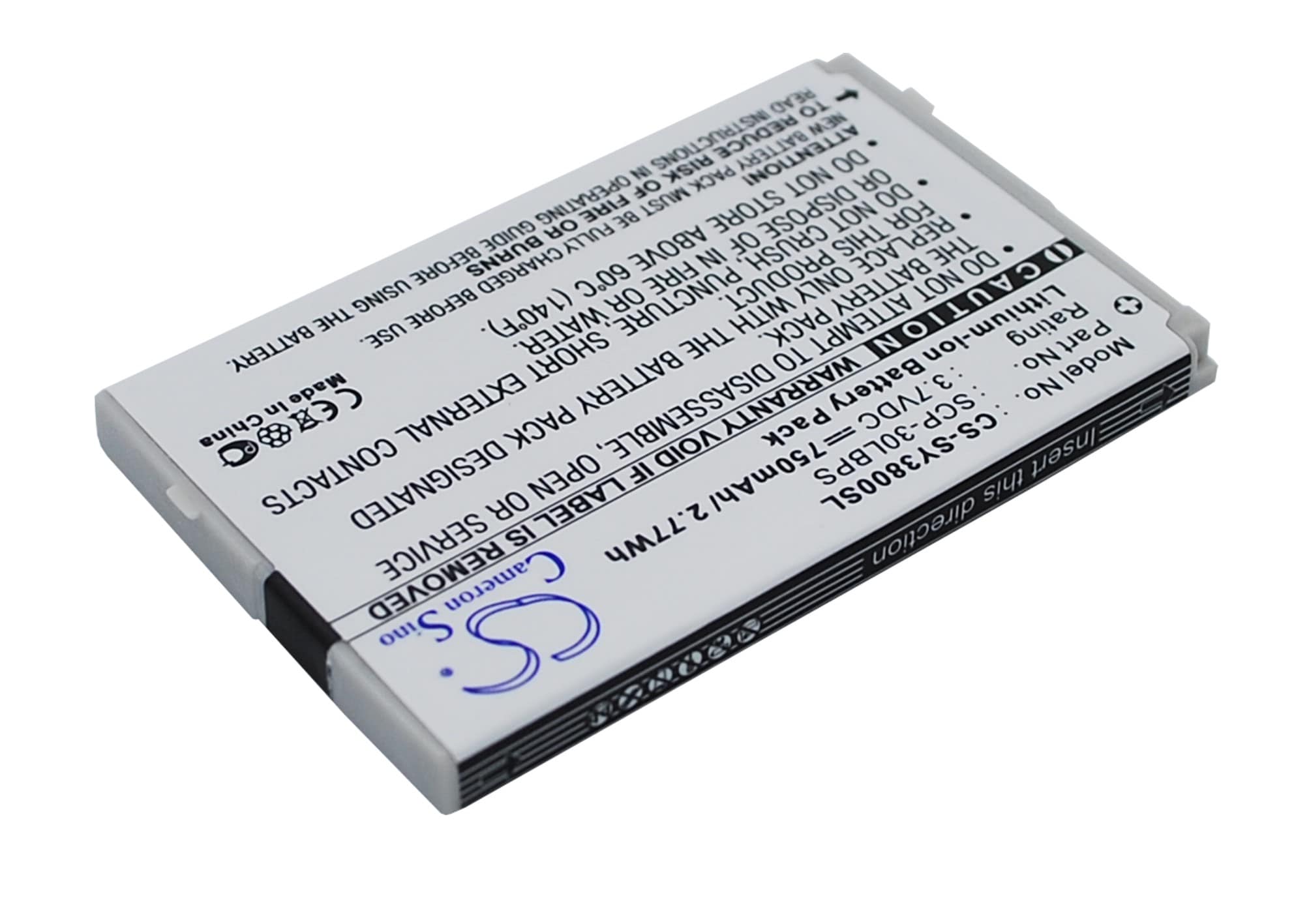 Batteri till Mobil, smartphone för Sanyo SCP-3800, Katana LX, SCP-6750 m.fl.
