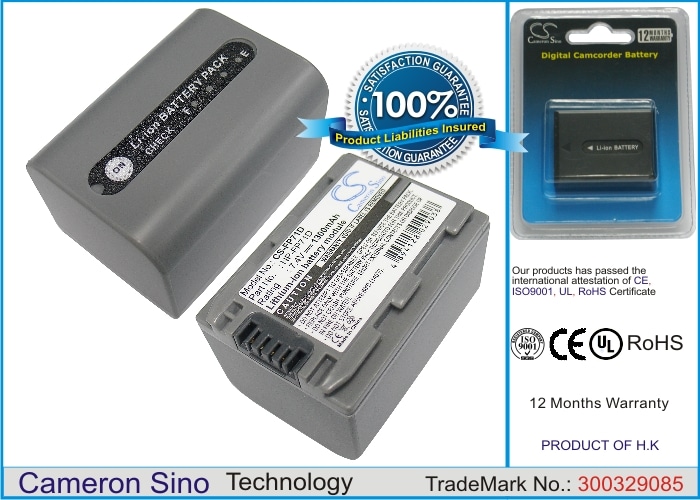 Batteri till Kamera för Sony DCR-HC41, DCR-DVD403, DCR-DVD203 m.fl.