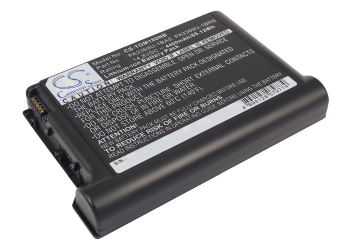 Batteri till Laptop, Bärbar dator för Toshiba Satellite M18, Satellite M19