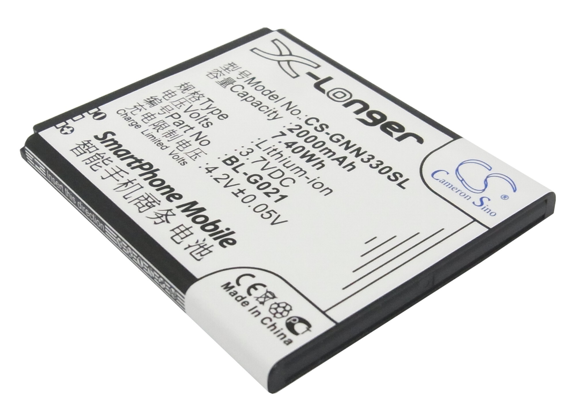 Batteri till Mobil, smartphone för GIONEE GN777, GN330
