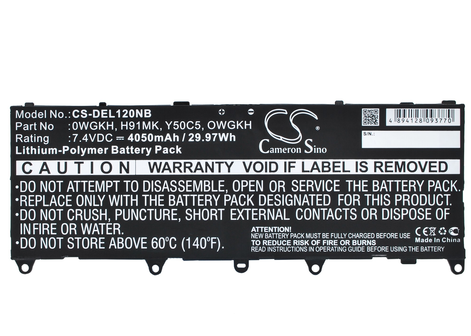Batteri till Bärbar dator, laptop för Dell Latitude 10e, Latitute 10-ST2e