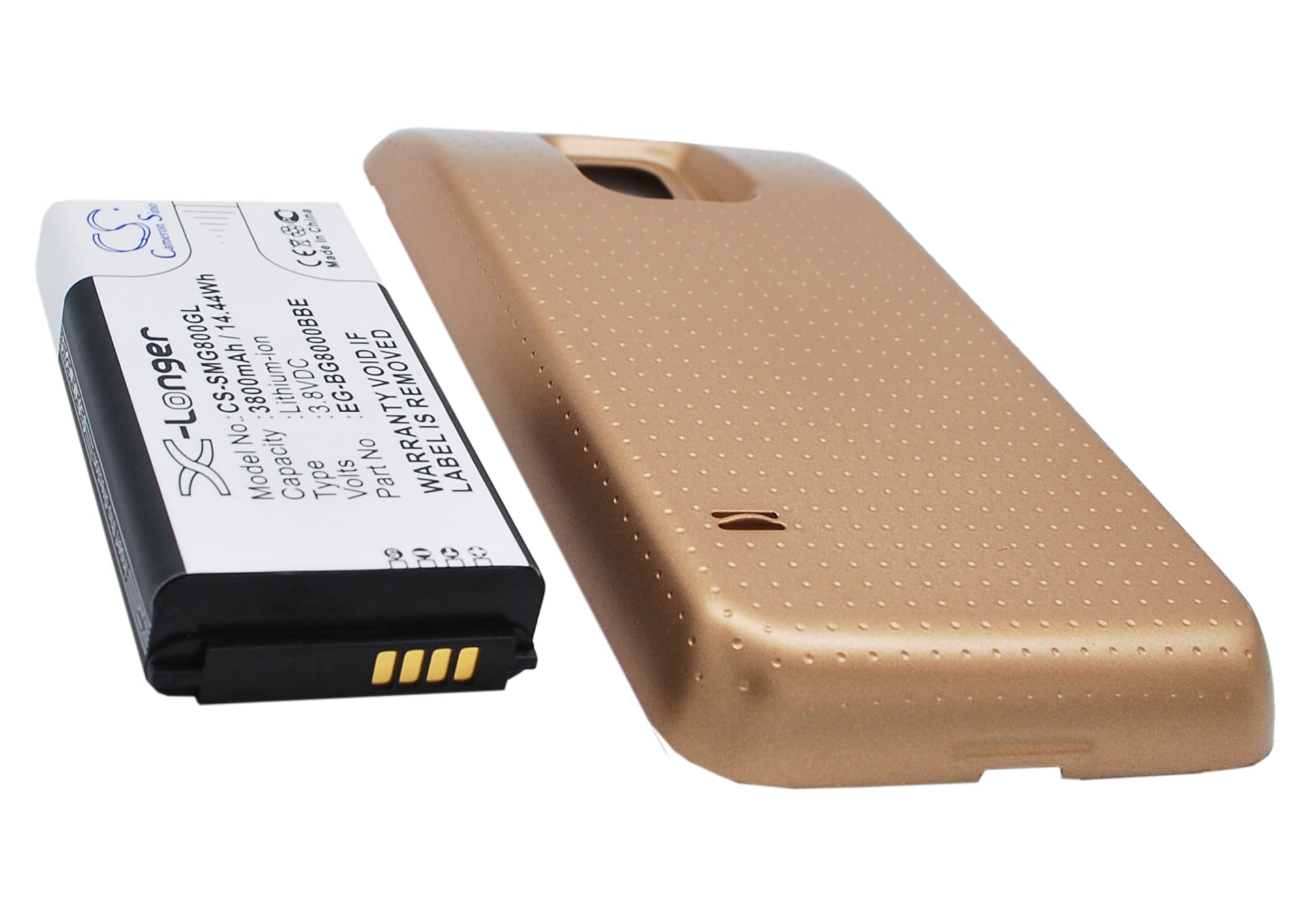Batteri till Mobil, smartphone för Samsung Galaxy S5 Mini, SM-G800A, SM-G800F m.fl.