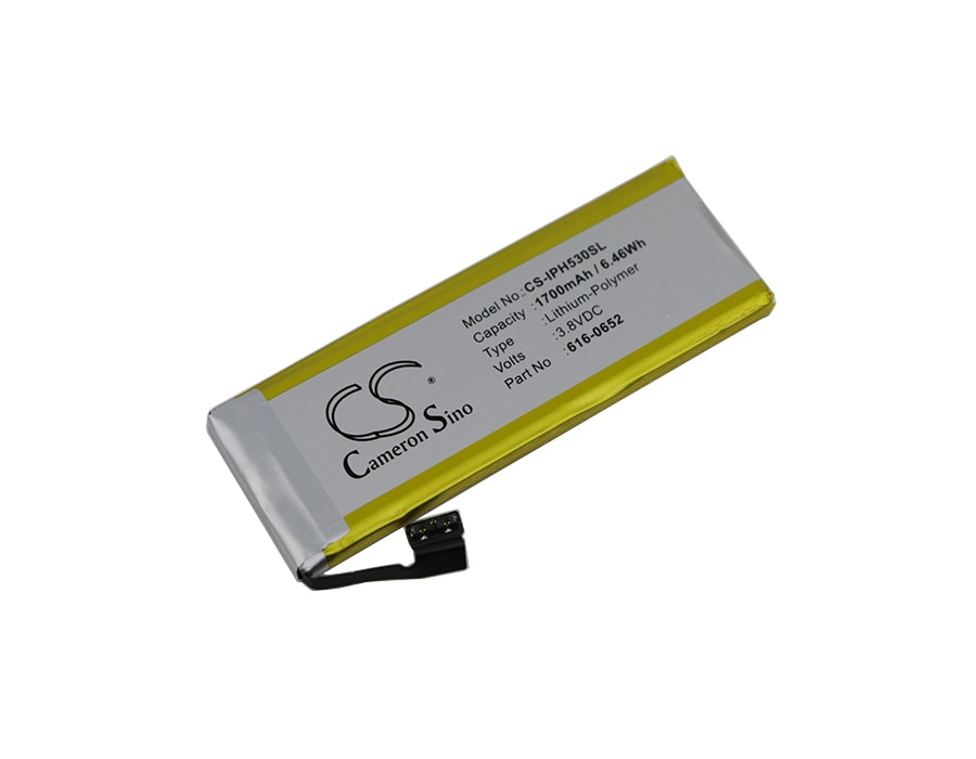 Batteri till Sminkspegel för Apple Apple iPhone 5s, iPhone 5C, iPhone Light 32GB m.fl.