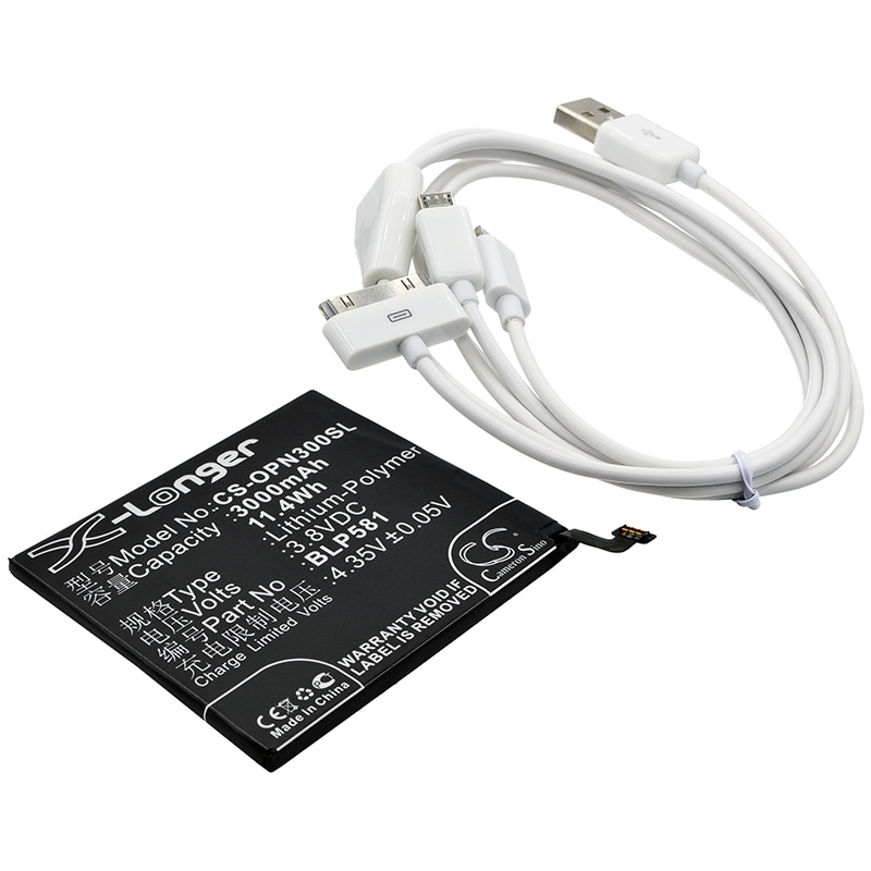 Batteri till Sminkspegel för Oppo N3, N3T, N3S m.fl.