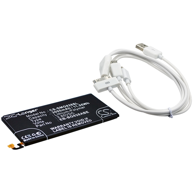 Batteri till Sminkspegel för Samsung Galaxy S6 Edge+, Galaxy S6 Edge Plus, SM-G9287 m.fl.