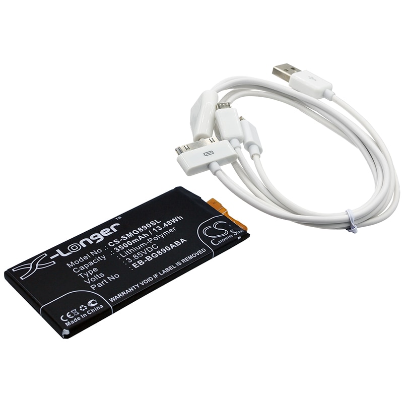 Batteri till Mobil, smartphone för Samsung Galaxy S6 Active, Galaxy S6 Active LTE-A m.fl.