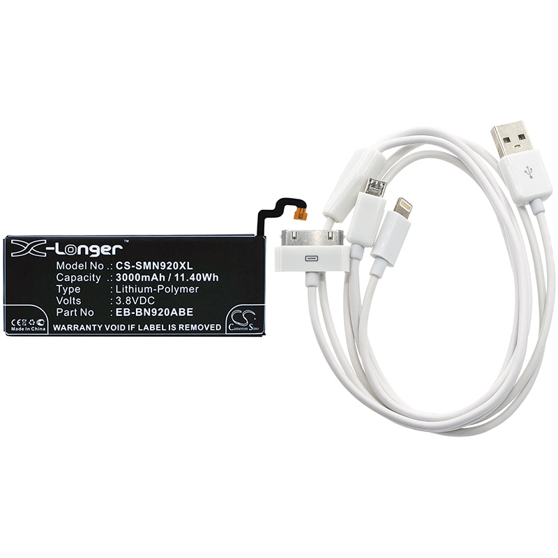 Batteri till Sminkspegel för Samsung Galaxy Note 5, SM-N920A, SM-N920R4 m.fl.