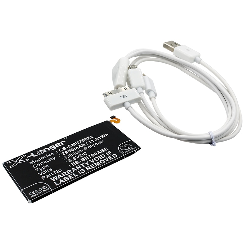 Batteri till Sminkspegel för Samsung Galaxy E7, SM-E700M, SM-E700F m.fl.