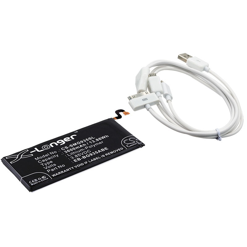 Batteri till Sminkspegel för Samsung Galaxy S7 Edge, SM-G935A, SM-G935F m.fl.