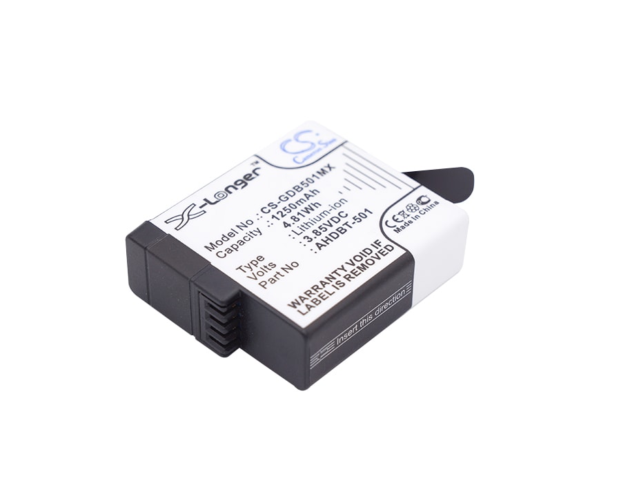 Batteri till Kamera för GoPro Hero 5, CHDHX-501, ASST1