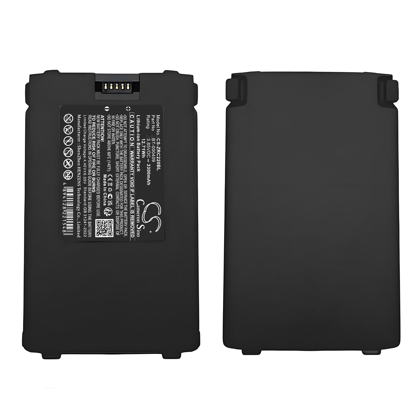 Batteri till Streckkodsläsare för Zebra MC2200, MC2700