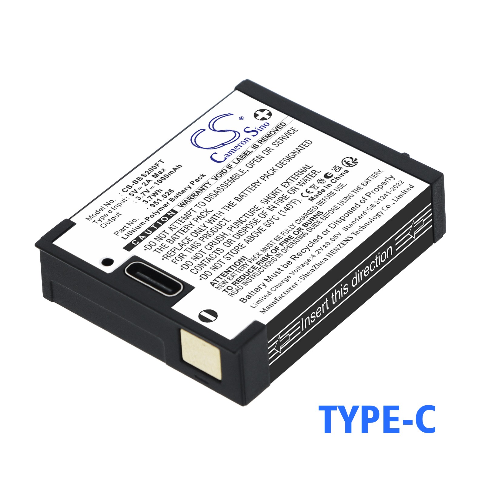 Batteri till Ficklampa för Suprabeam S2, S3, S4