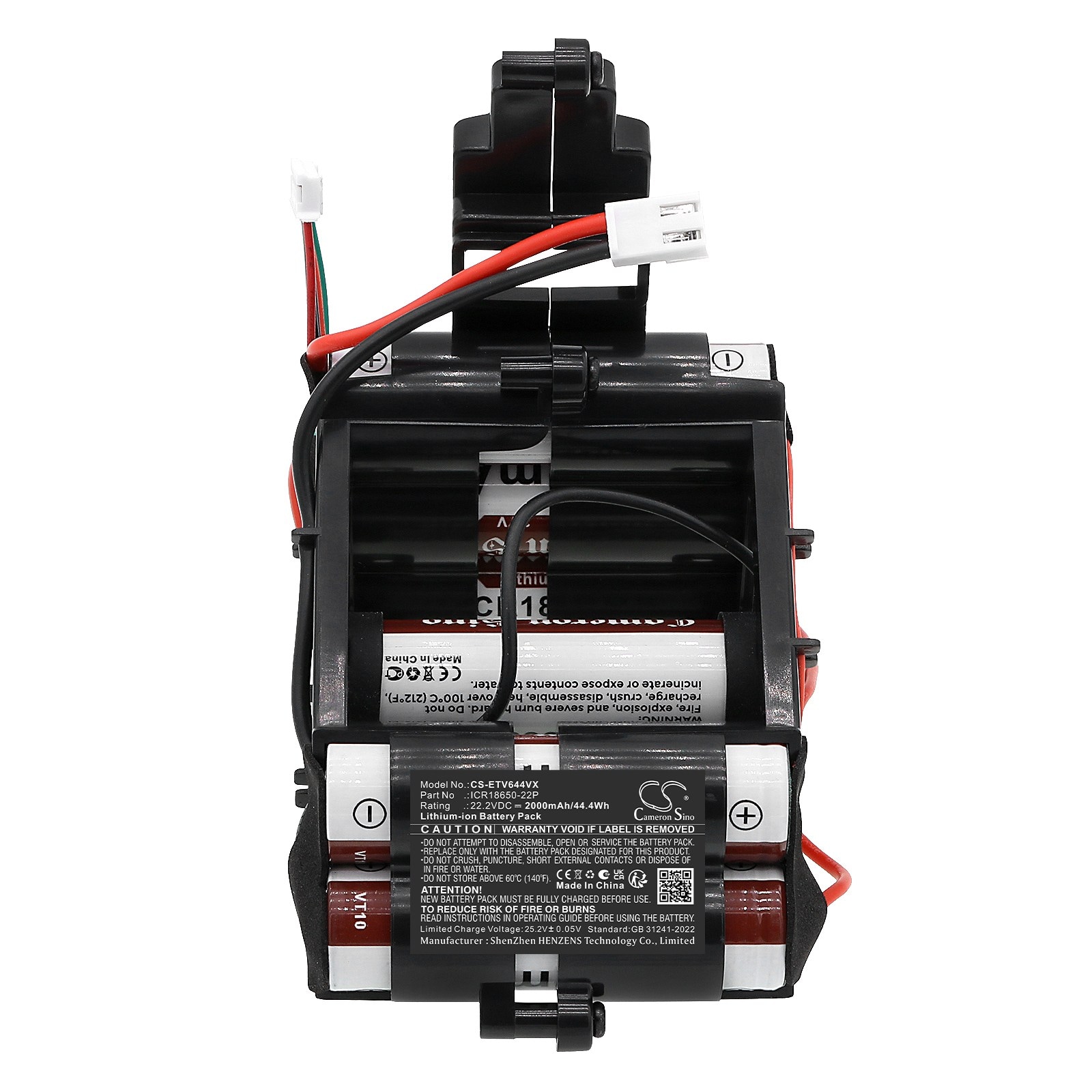 Batteri till Vakuum för ETA 3447 Dasty, 5449 Moneto, 5449 Moneto Aqua Plus m.fl.