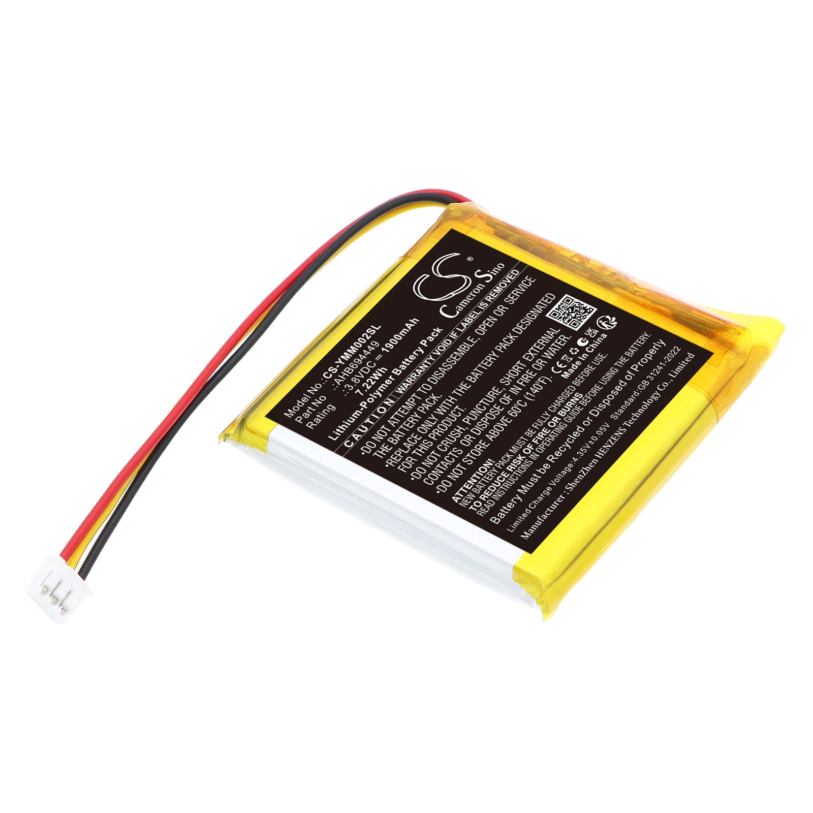 Batteri till Talare för Yoto YM002, Mini 2024
