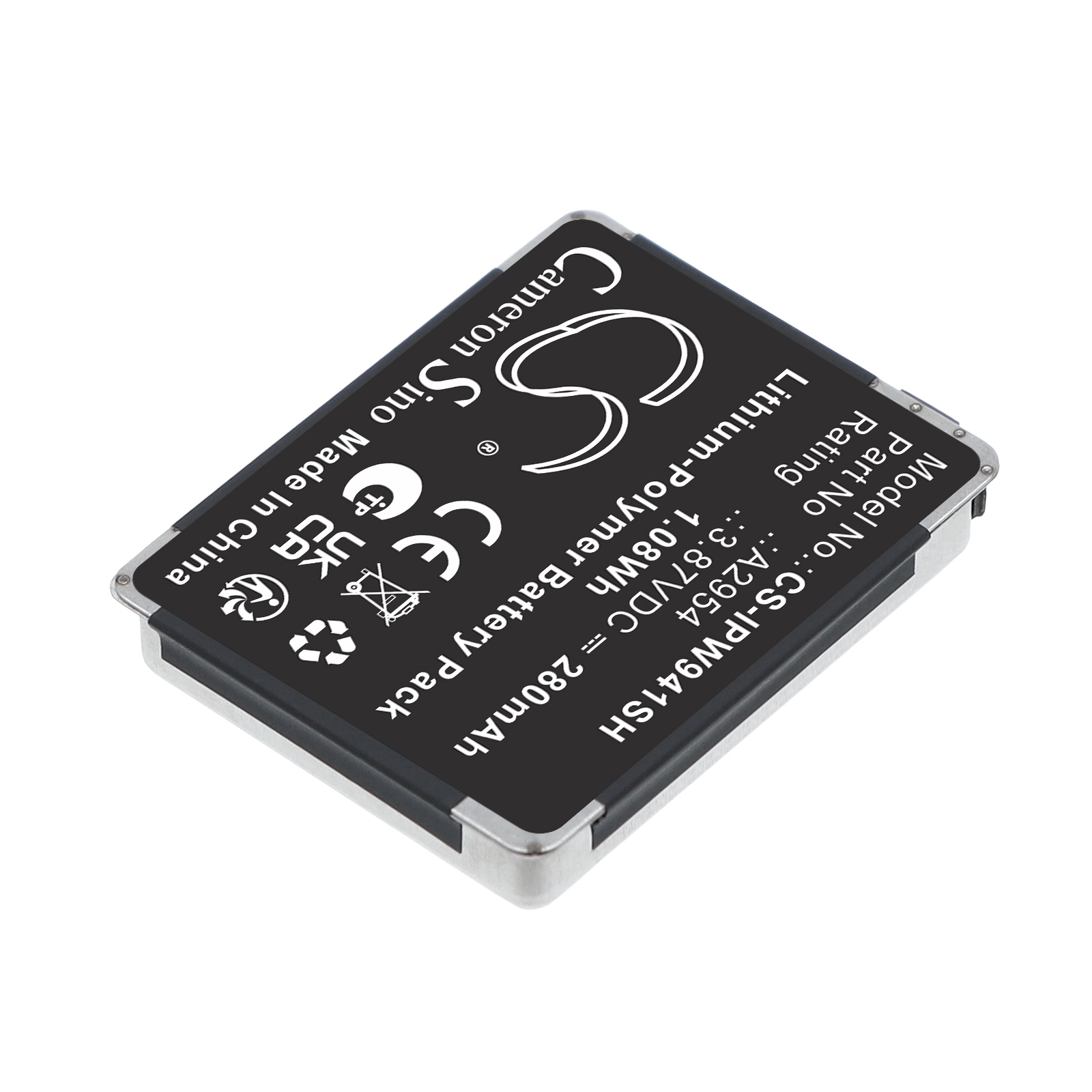 Batteri till Smartklocka för Apple  MR913LL/A, Watch Series S9 41mm