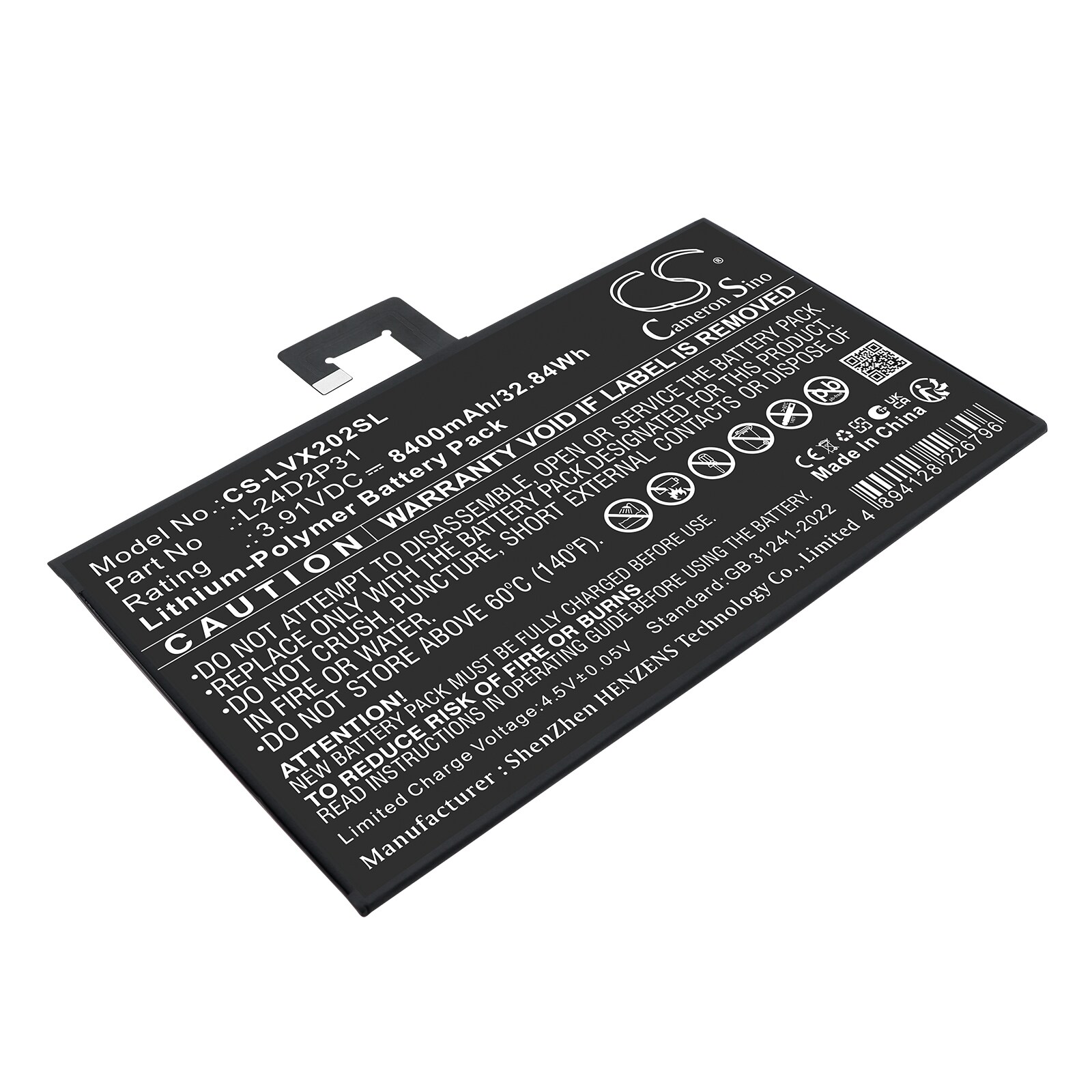 Batteri till Surfplatta för Lenovo XiaoXin Pad Pro 2024