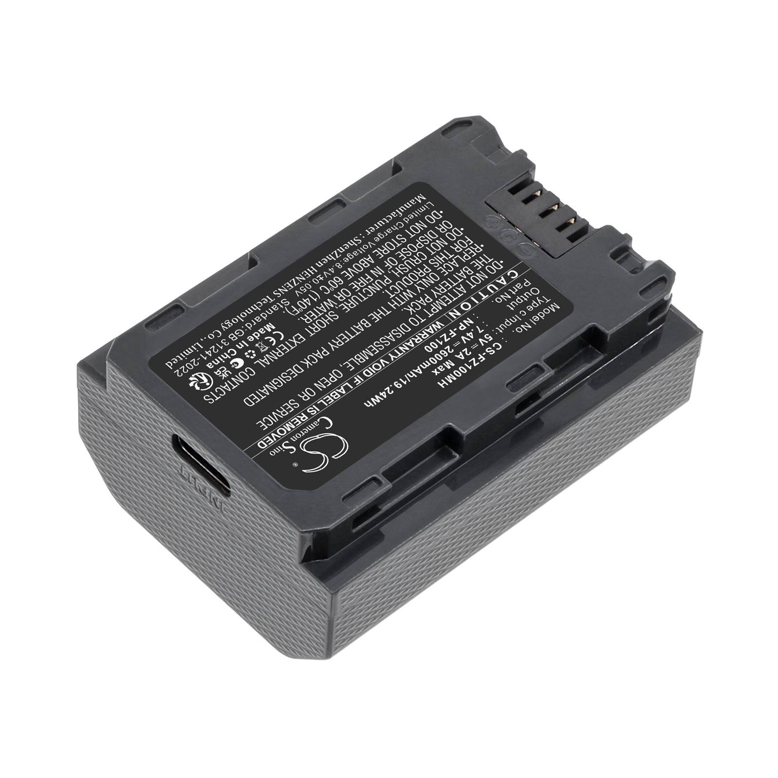 Batteri till Kamera för Sony A7 Mark 3, A7R Mark 3, Alpha 1 m.fl.