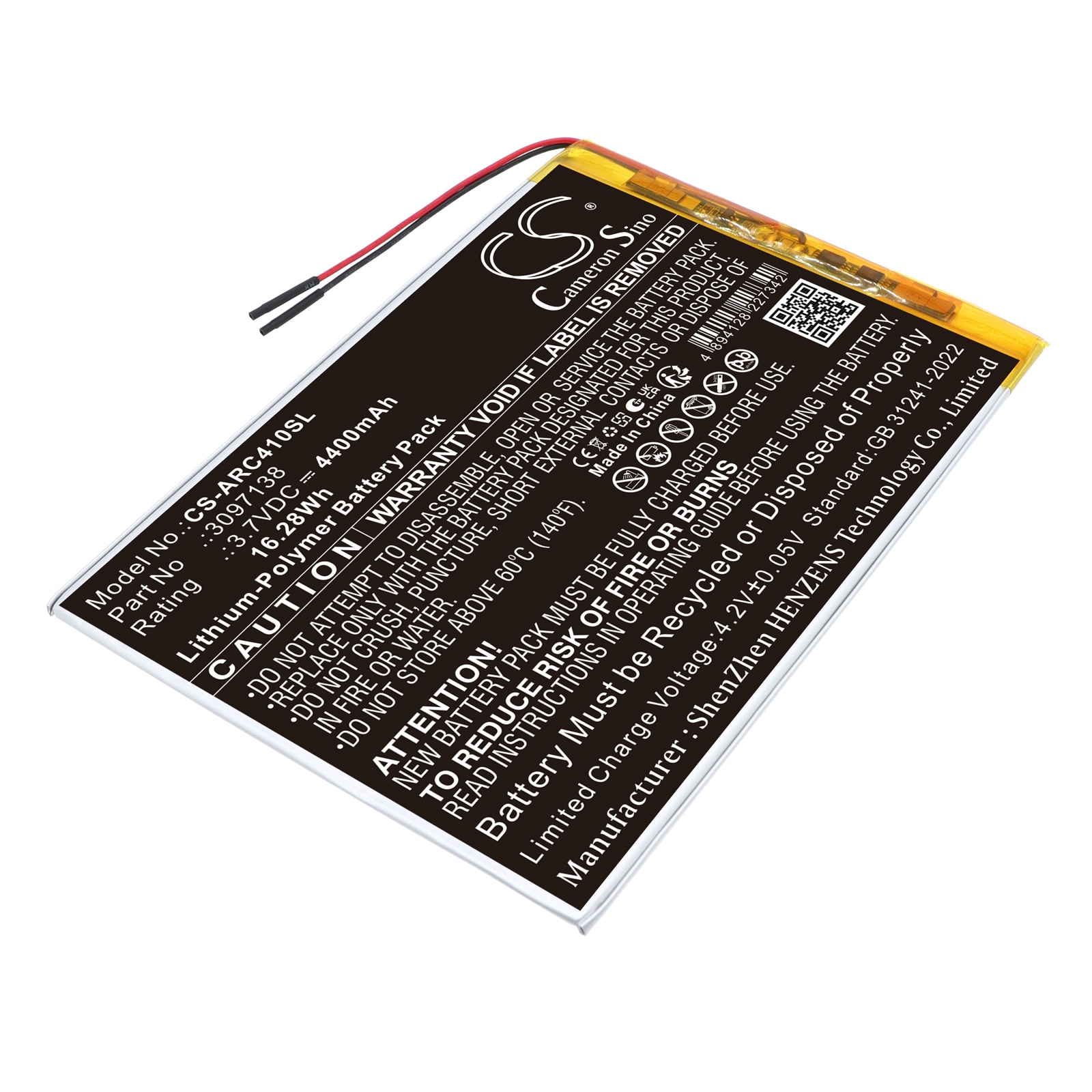 Batteri till Surfplatta för Archos  AC101OX4G, OXYGEN 4G