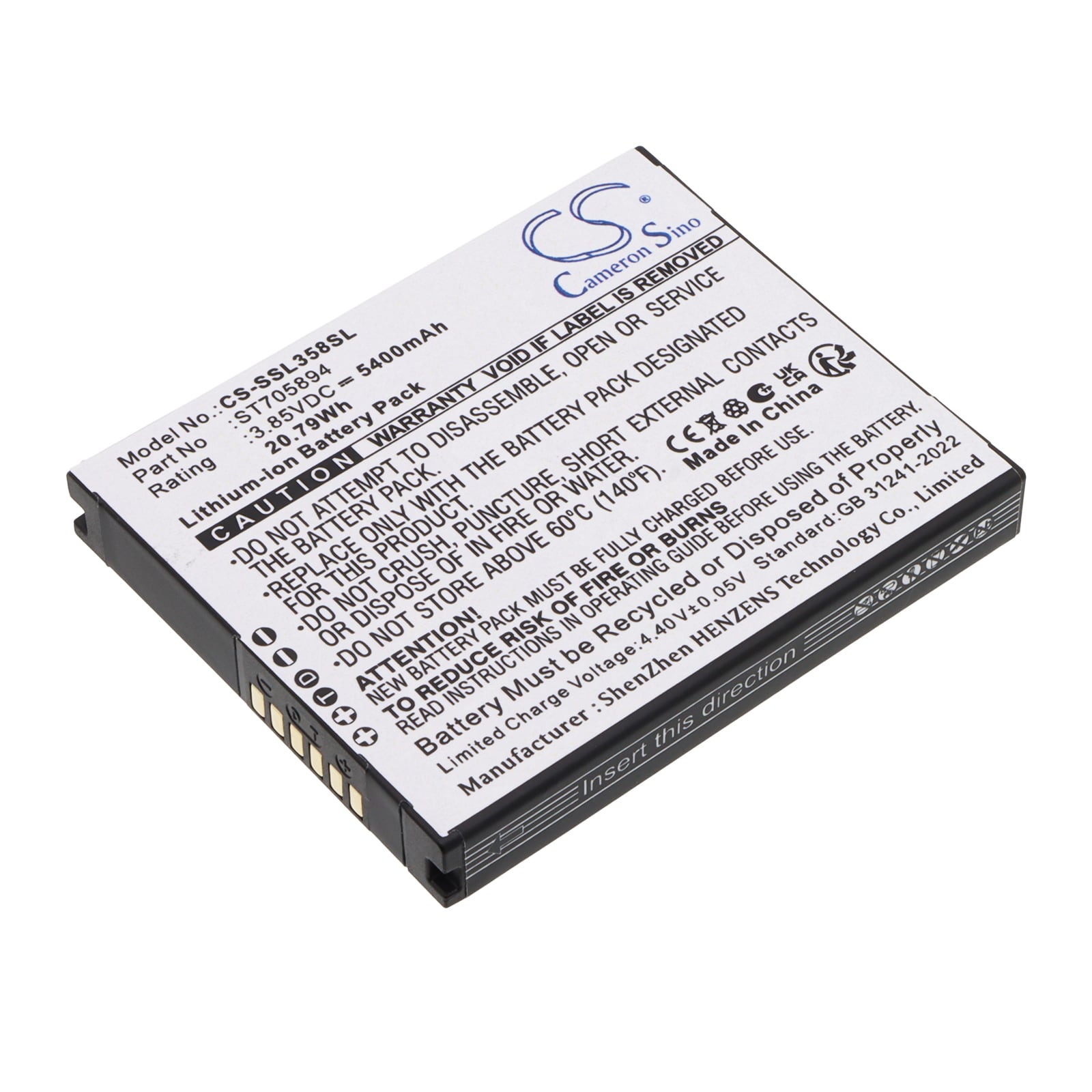 Batteri till Utrustning, kartläggning, provning för Senter S357, SL358