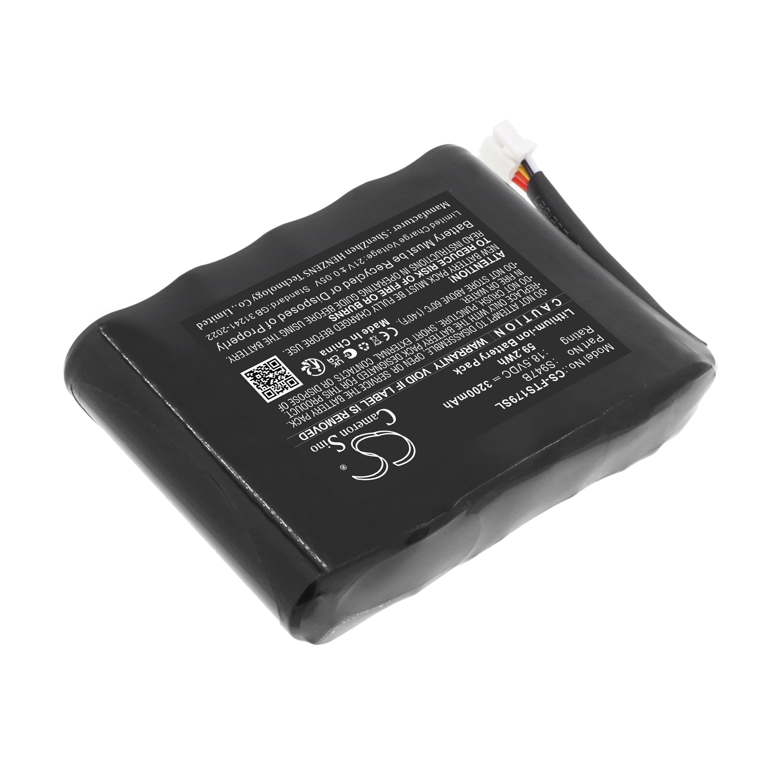 Batteri till Utrustning, kartläggning, provning för Fitel S179a, S179c m.fl.